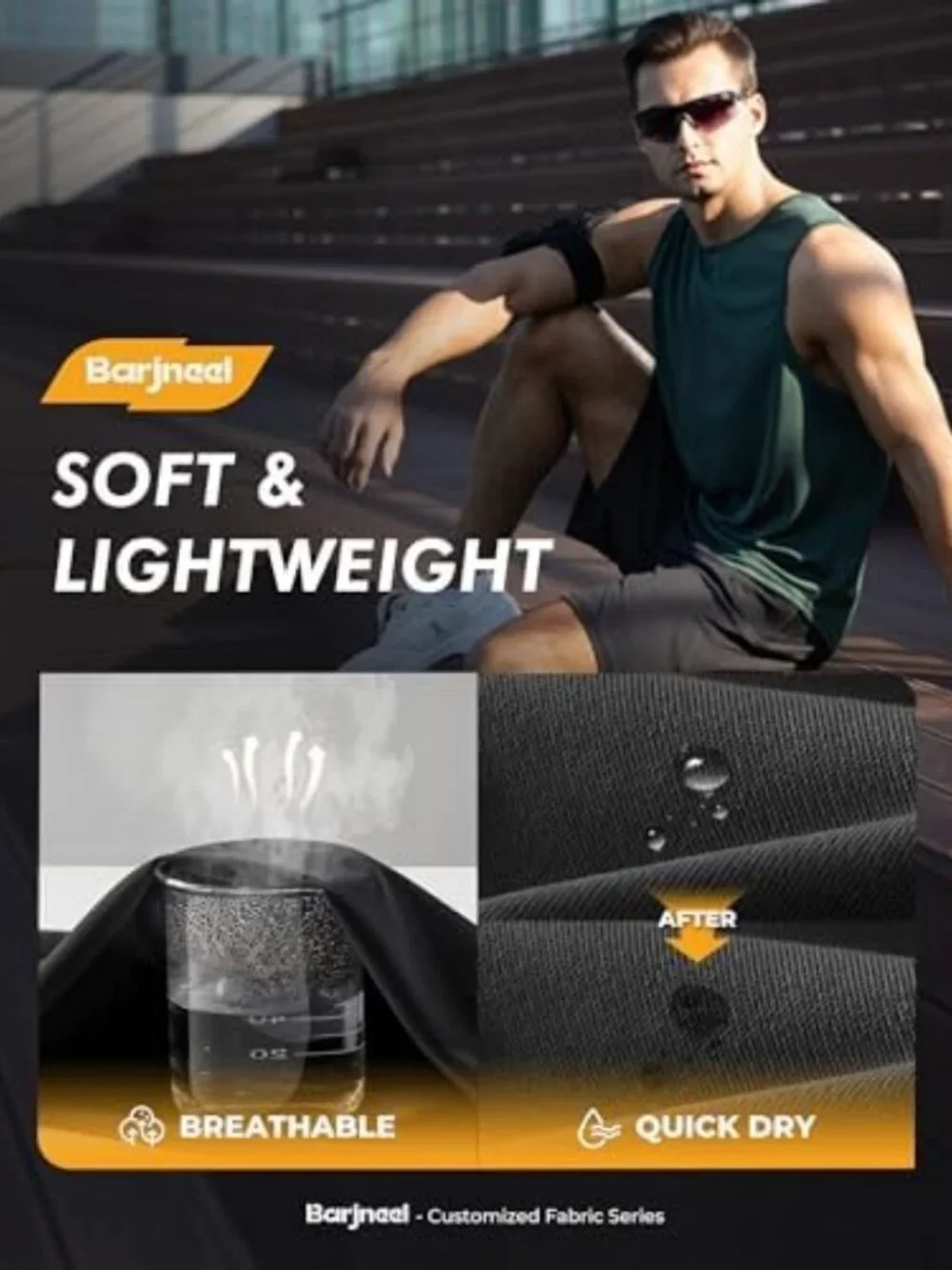4 Pack Men's Athletic Gym Shorts - Basketball Fitness Apparel for Activewear